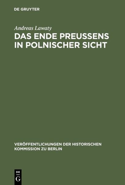 Produktbild: Das Ende Preu&szlig;ens in polnischer Sicht