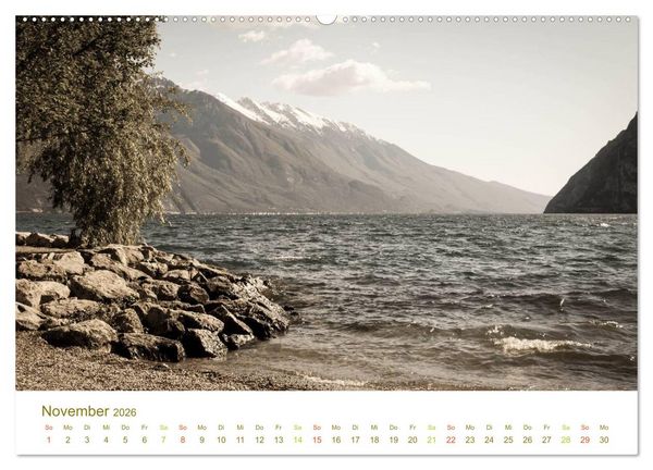Produktbild: GARDASEE - das Nordufer (hochwertiger Premium Wandkalender 2026 DIN A2 quer), Kunstdruck in Hochglanz