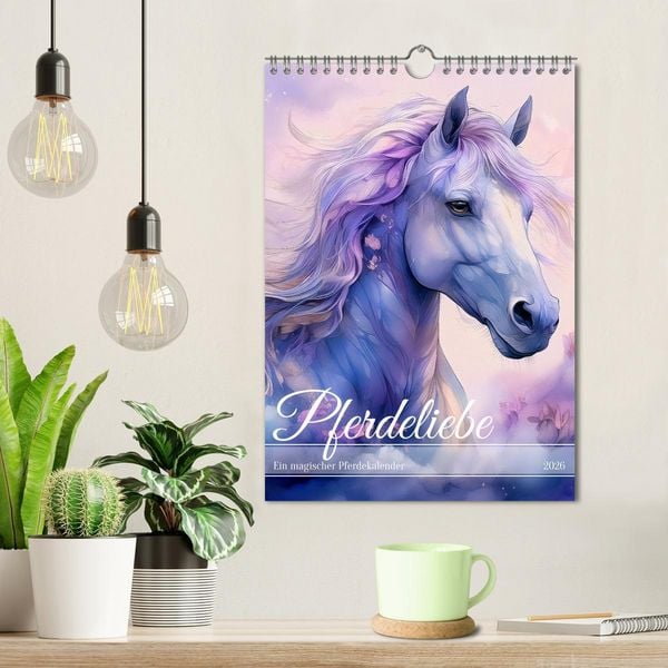 Produktbild: Pferdeliebe - Ein magischer Pferdekalender (Wandkalender 2026 DIN A4 hoch), CALVENDO Monatskalender