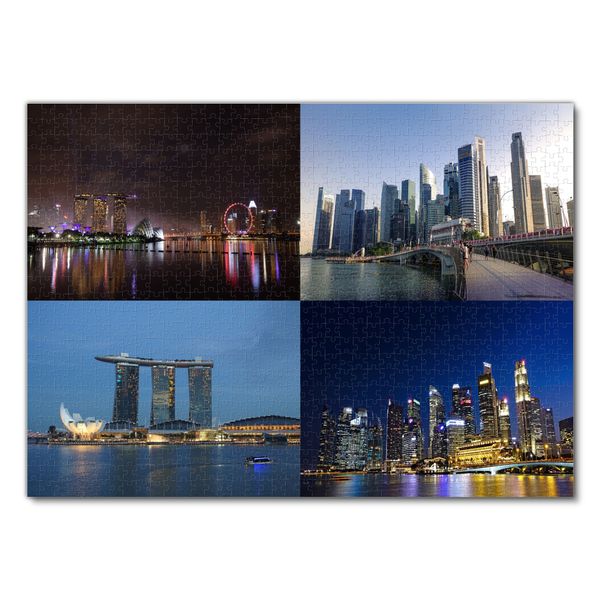 Produktbild: Lais Puzzle Collage Singapur 1000 Teile