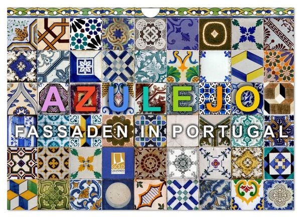 Produktbild: Azulejo-Fassaden in Portugal (Wandkalender 2026 DIN A4 quer), CALVENDO Monatskalender