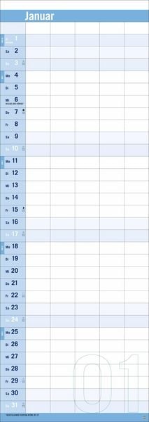 Produktbild: Allround-Familienplaner Vertical Kalender 2027