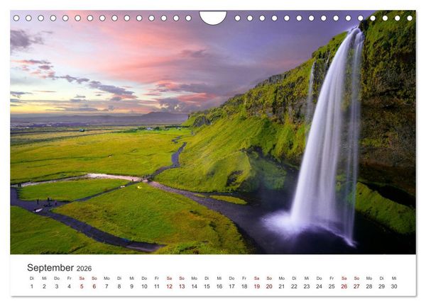 Produktbild: Island - Mehr als nur eine Insel. (Wandkalender 2026 DIN A4 quer), CALVENDO Monatskalender