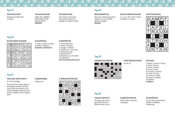 Produktbild: Adventskalender Ged&auml;chtnistraining