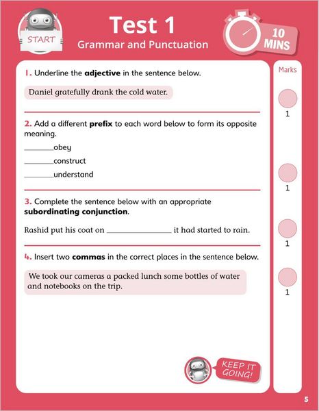 Produktbild: Grammar, Punctuation and Spelling - Ages 9-10