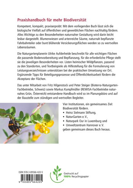 Produktbild: &Ouml;ffentliche und gewerbliche Gr&uuml;nfl&auml;chen naturnah