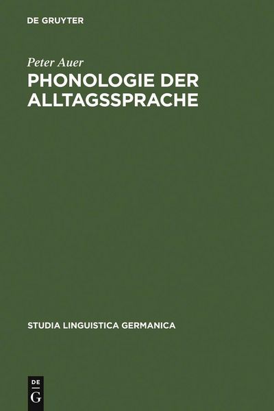 Produktbild: Phonologie der Alltagssprache