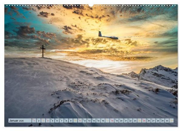 Produktbild: Segelflug, ein St&uuml;ck Freiheit (Wandkalender 2026 DIN A2 quer), CALVENDO Monatskalender