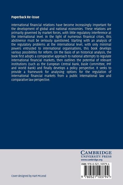 Produktbild: The Regulation of International Financial Markets