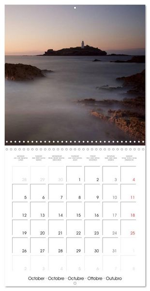Produktbild: Beautiful Cornish Seascapes (Wall Calendar 2026 12 &times; 12 Inch) CALVENDO 12 Month Wall Calendar