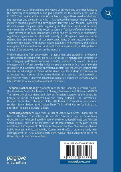 Produktbild: Petroleum Resource Management in Africa