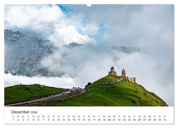 Produktbild: Georgien - Ein ph&auml;nomenales Naturparadies. (Wandkalender 2026 DIN A2 quer), CALVENDO Monatskalender