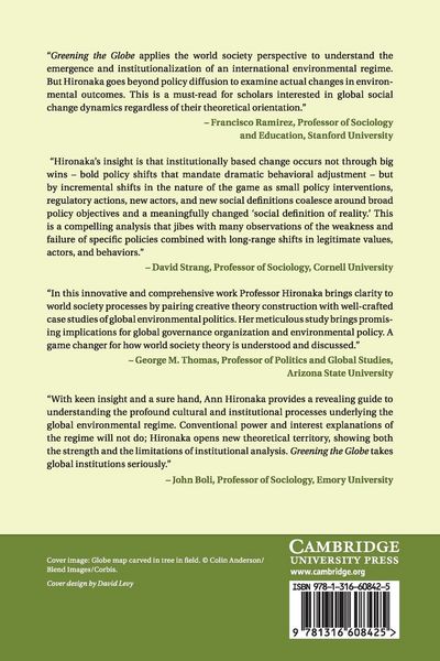 Produktbild: Greening the Globe