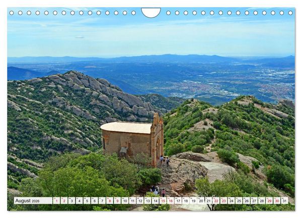 Produktbild: MONTSERRAT in Katalonien (Wandkalender 2026 DIN A4 quer), CALVENDO Monatskalender