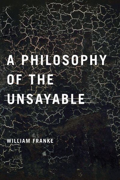Produktbild: A Philosophy of the Unsayable