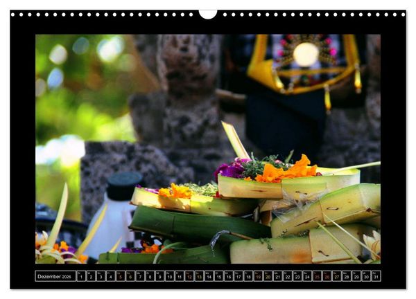 Produktbild: Bali - Details (Wandkalender 2026 DIN A3 quer), CALVENDO Monatskalender