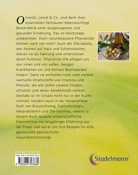Produktbild: Pflanzenöle - Qualität, Anwendung und Wirkung