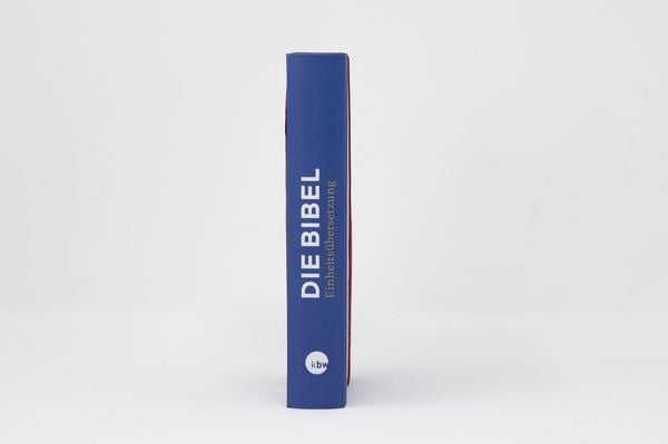 Produktbild: Die Bibel. Taschenausgabe stripe mit roter loser Gummilitze