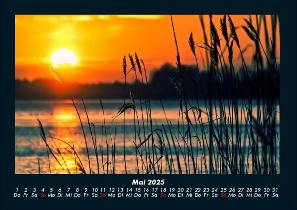 Produktbild: Die Seen der Erde 2025 Fotokalender DIN A4