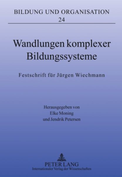 Produktbild: Wandlungen komplexer Bildungssysteme