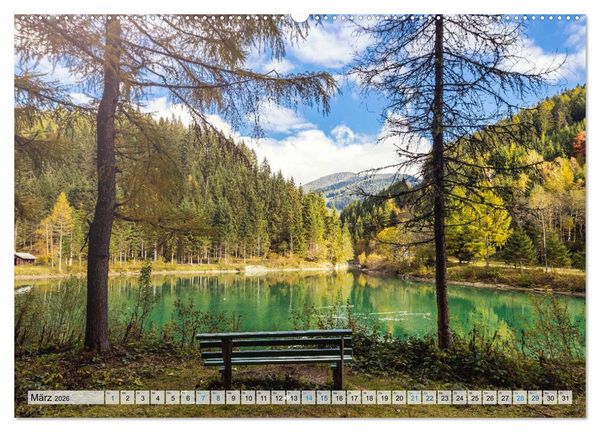 Produktbild: &Ouml;sterreich Berg und See (Wandkalender 2026 DIN A2 quer), CALVENDO Monatskalender