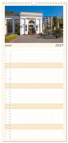 Produktbild: Familienplaner 2027 - Daheim in Wiesbaden mit 5 Spalten (Wandkalender, 21 x 45 cm) CALVENDO