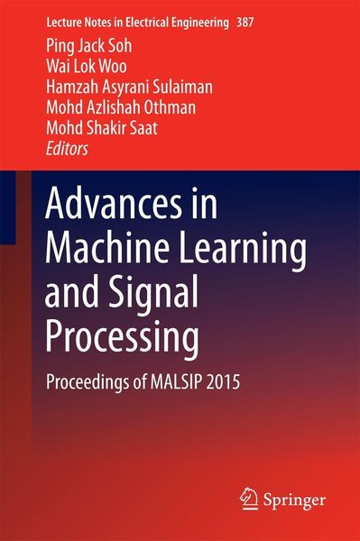 Produktbild: Advances in Machine Learning and Signal Processing