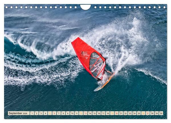 Produktbild: Windsurfing - extrem cool (Wandkalender 2026 DIN A4 quer), CALVENDO Monatskalender