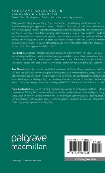 Produktbild: Linguistic Ethnography