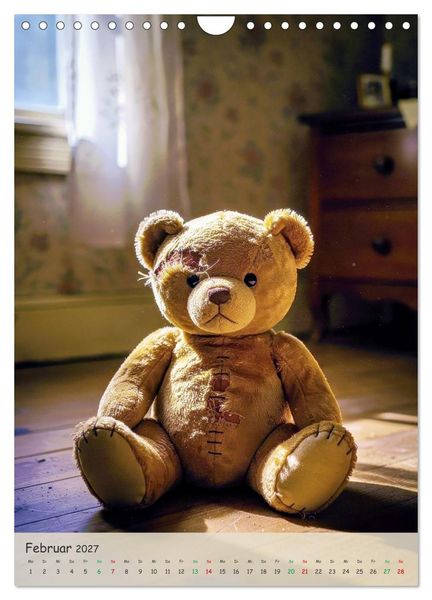 Produktbild: Mein liebster Teddy (Wandkalender 2027 DIN A4 hoch), CALVENDO Monatskalender