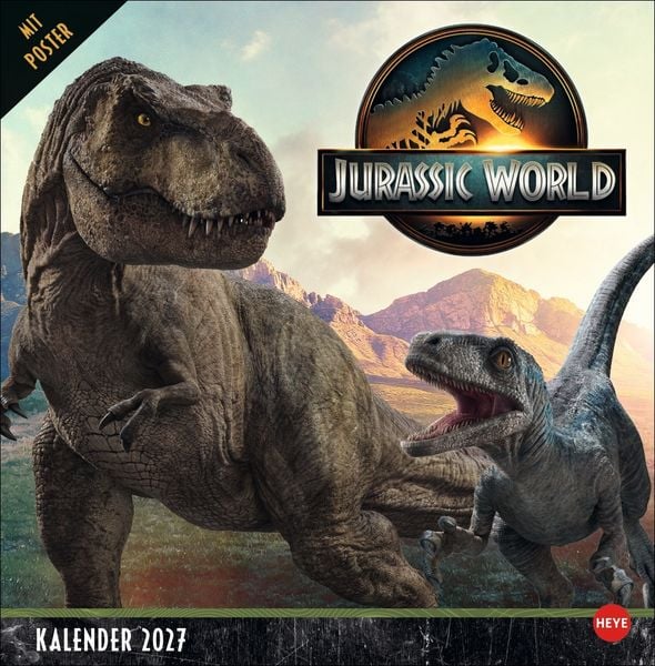 Produktbild: Jurassic World Broschurkalender 2027
