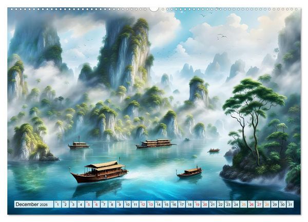 Produktbild: Archipelago's Exotic paradise trip (High Quality Premium Wall Calendar 2026 DIN A2 landscape),CALVENDO 12 Month Wall Calendar