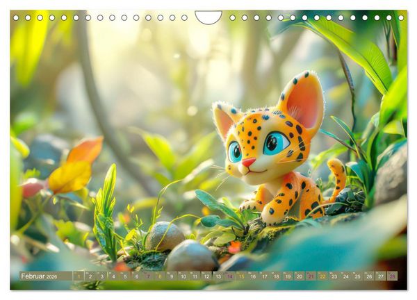Produktbild: Kleine Wunderwelt - Kinderkalender (Wandkalender 2026 DIN A4 quer), CALVENDO Monatskalender