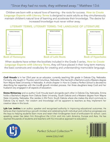 Produktbild: How to Create Language Experts with Literary Terms Grade 5