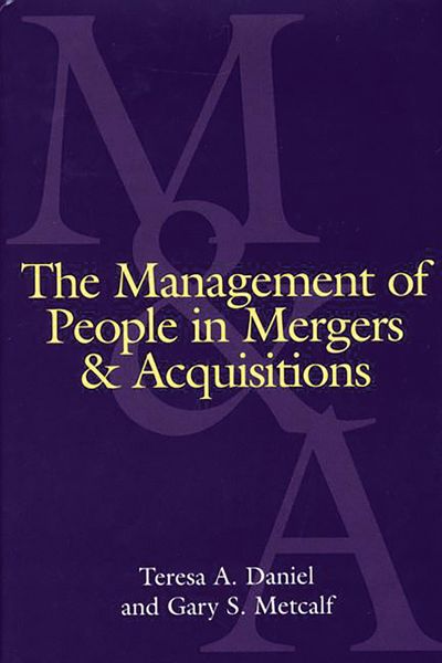 Produktbild: The Management of People in Mergers and Acquisitions