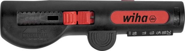 Produktbild: Wiha 44242 Abisolierwerkzeug 0.5 bis 6mm&sup2; 10 bis 20 8 bis 13mm