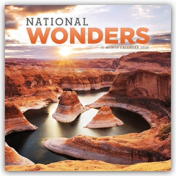 Produktbild: National Wonders &ndash; Wunder der Welt 2026 &ndash; Wand-Kalender