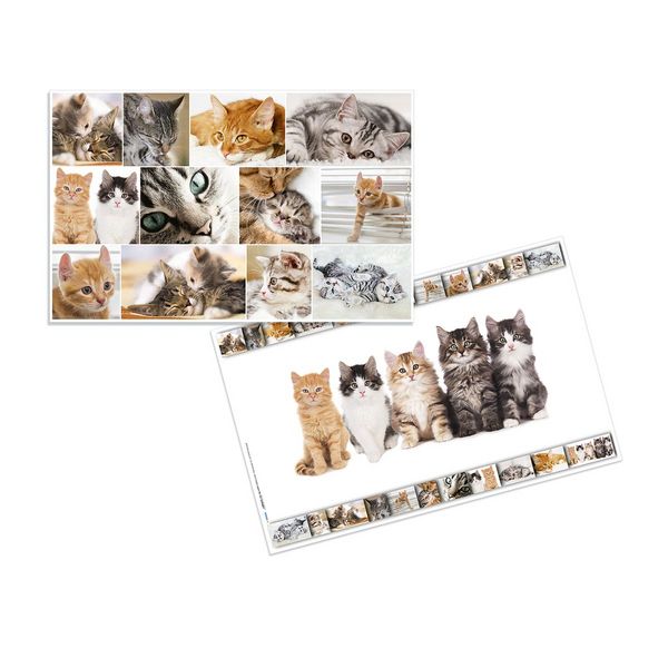 HERMA Schreibtischunterlage Katzen 55x35cm