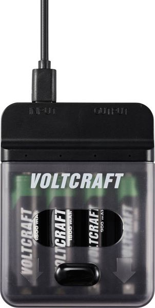 Produktbild: VOLTCRAFT VC-BC4-PB1 2in1 Ladeger&auml;t & Powerbank