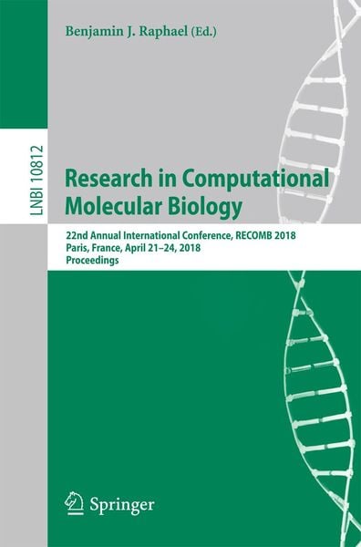 Produktbild: Research in Computational Molecular Biology