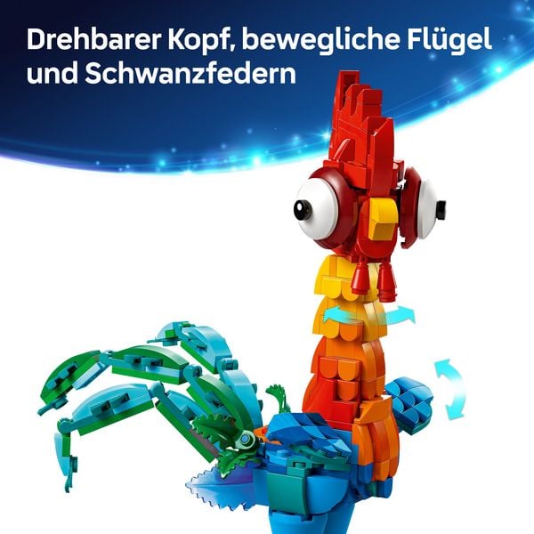 LEGO ǀ Disney Vaiana 2 Heihei - Spielset mit baubarer Tierfigur - 43272
