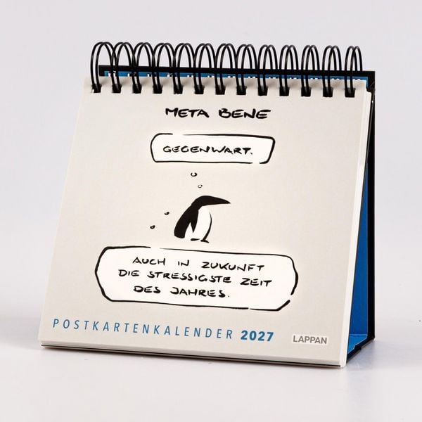 Produktbild: meta bene Postkartenkalender 2027