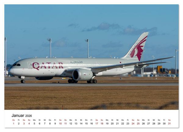 Produktbild: Boeing 787 Kalender (Wandkalender 2026 DIN A4 quer), CALVENDO Monatskalender