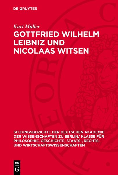 Produktbild: Gottfried Wilhelm Leibniz und Nicolaas Witsen