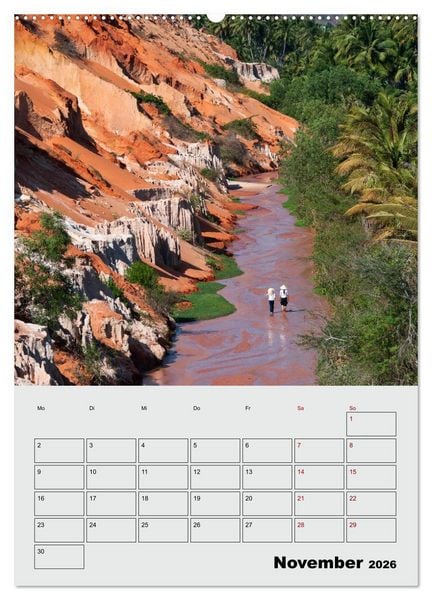 Produktbild: VIETNAM - Mein Urlaubsplaner (Wandkalender 2026 DIN A2 hoch), CALVENDO Monatskalender