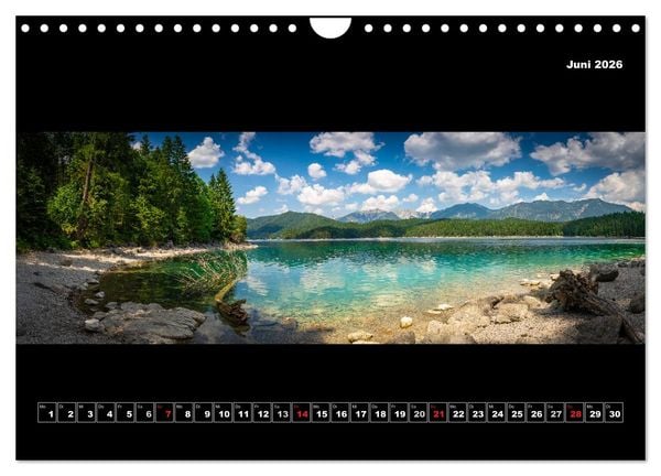 Produktbild: Weitblicke - Panoramen (Wandkalender 2026 DIN A4 quer), CALVENDO Monatskalender