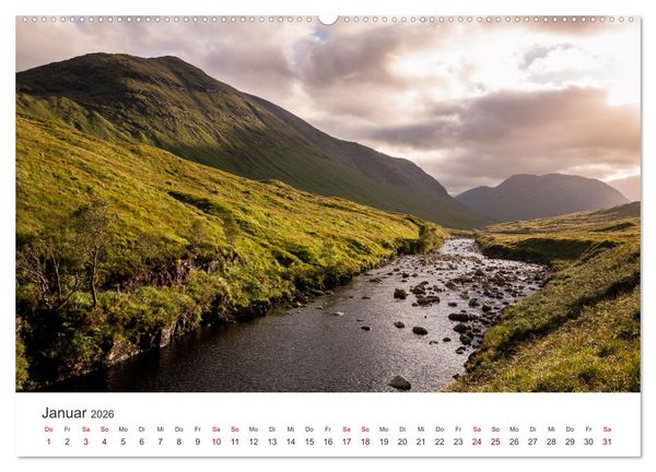 Produktbild: Schottland - Die wilde Sch&ouml;nheit der Highlands (Wandkalender 2026 DIN A2 quer), CALVENDO Monatskalender