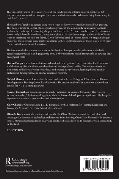Produktbild: Lesson Study with Mathematics and Science Preservice Teachers