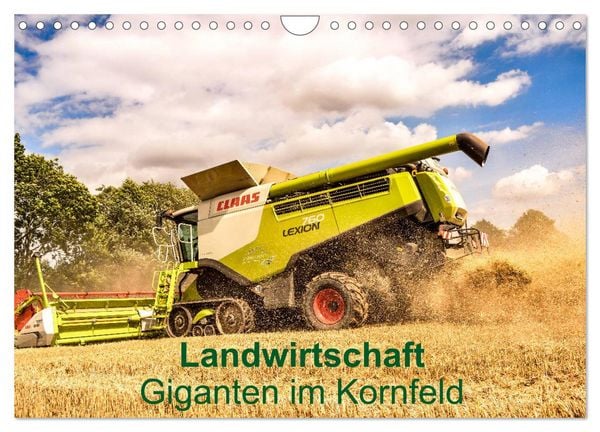 Produktbild: Landwirtschaft - Giganten im Kornfeld (Wandkalender 2026 DIN A4 quer), CALVENDO Monatskalender