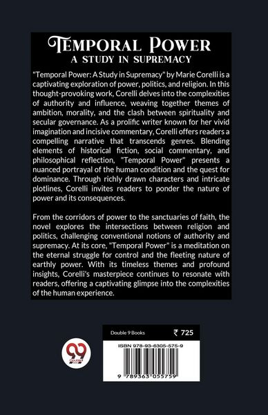 Produktbild: Temporal Power A Study in Supremacy